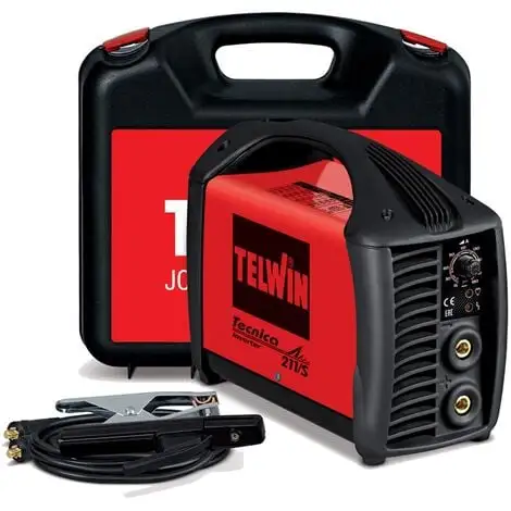 Poste à Souder Inverter MMA TIG Telwin Tecnica 211 / S 816122 - Rouge - - Rouge 3 Poste à Souder Inverter MMA TIG Telwin Tecnica 211 / S 816122 - Rouge - - Rouge