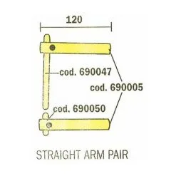 Paire De Bras Avec électrodes Telwin 803151